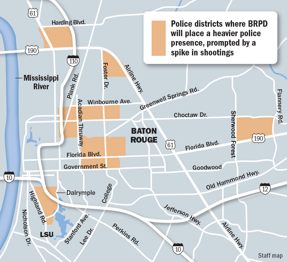 092322 BR Police Districts map